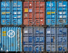 Hamburger Hafen Industrie Fotos - Blaue Container