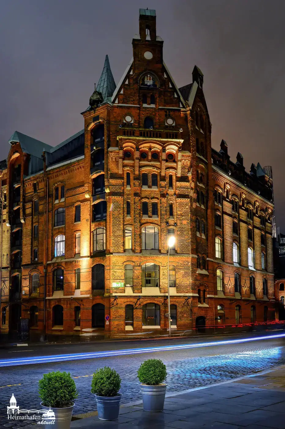 Hamburg Fotos am Abend - Speicherstadt im Dunkeln
