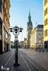 Hamburg Fotos im Hochformat - Hamburger Rathaus am Morgen