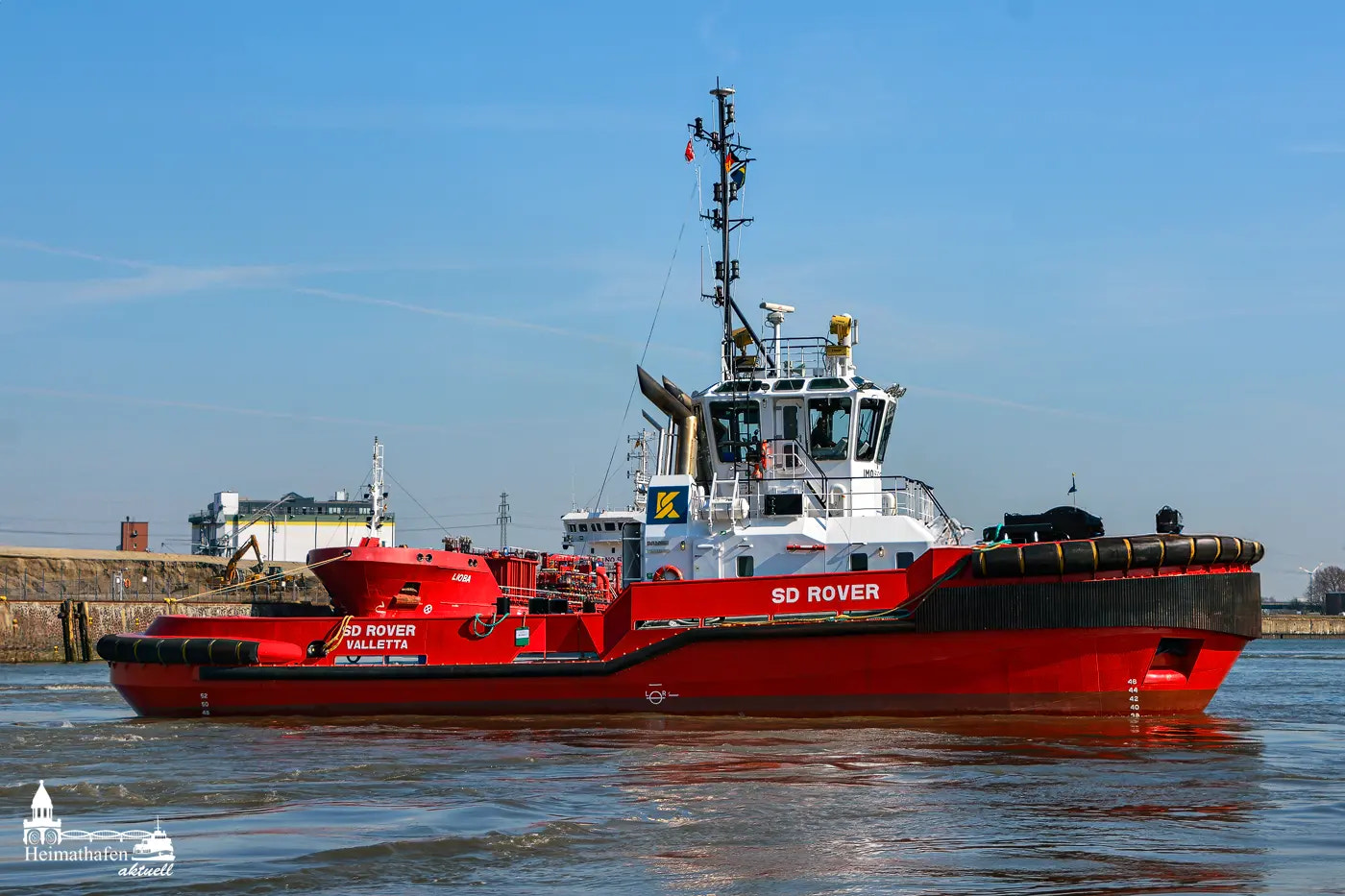 Hafenschlepper SD ROVER von KOTUG auf der Elbe